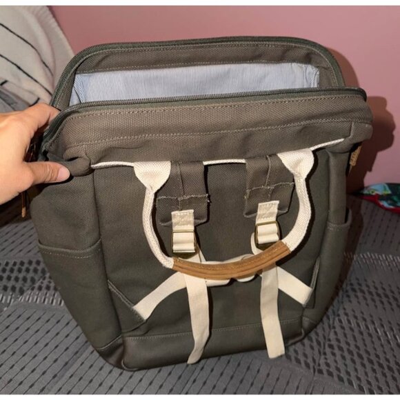 Duluth trading co canvas backpack. Olive green. - Picture 3 of 10